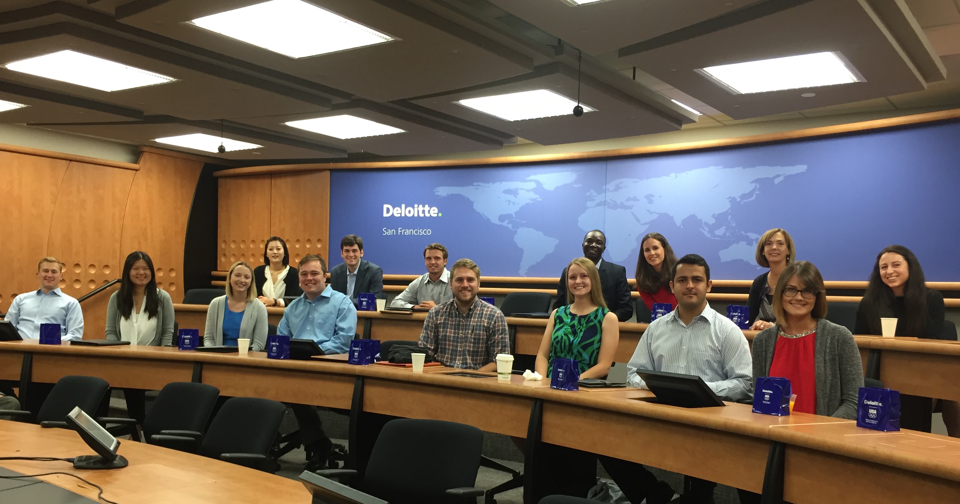 Students tour the Deloitte corporate offices during the 2016 XPlore West Coast trip to San Francisco.